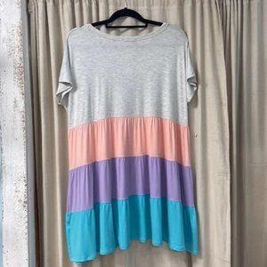 Tier Colorblock Top